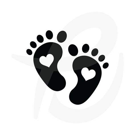 Download 10+ Printable Baby Feet Silhouette